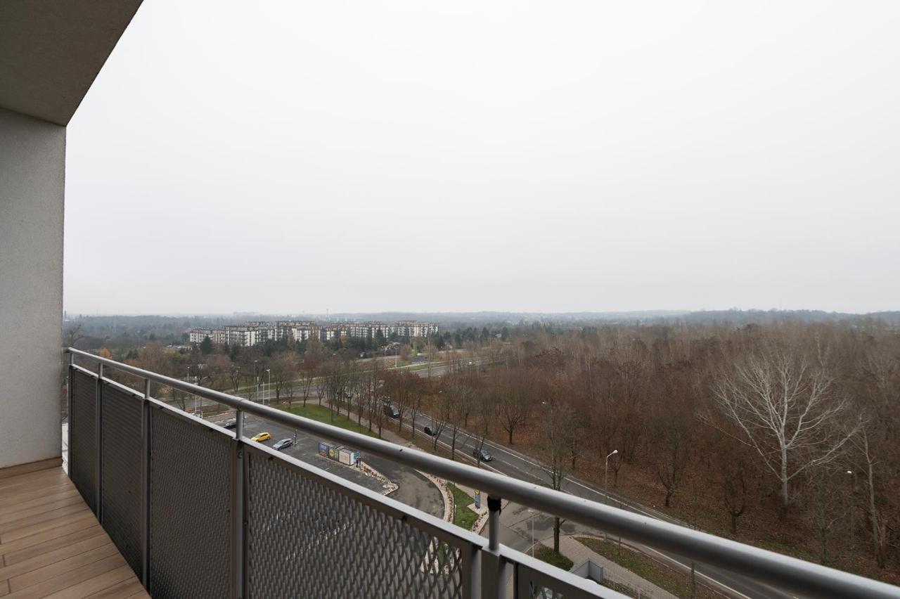 Apartamento Penthouse With A View Of Lodz & Free Parking Exterior foto